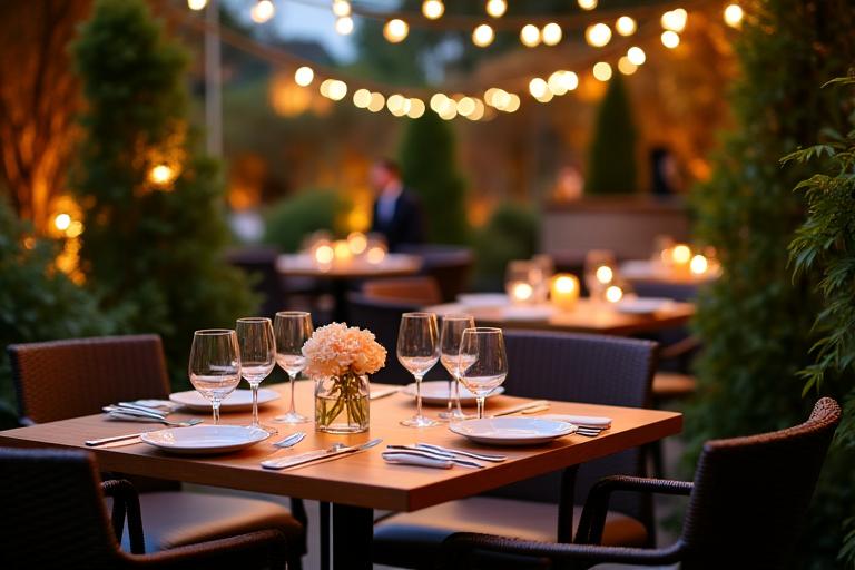 Restaurant Outdoor Dining Garden